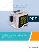 AcuDC 240 Power Energy Meter User Manual