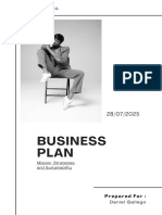 Grey Minimalist Business Plan Cover Page