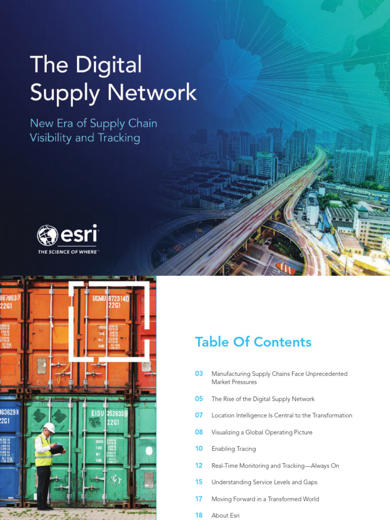 2021 ESRI - The Digital Supply Network | PDF | Supply Chain ...