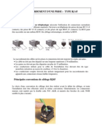 Raccordement Prise Rj45