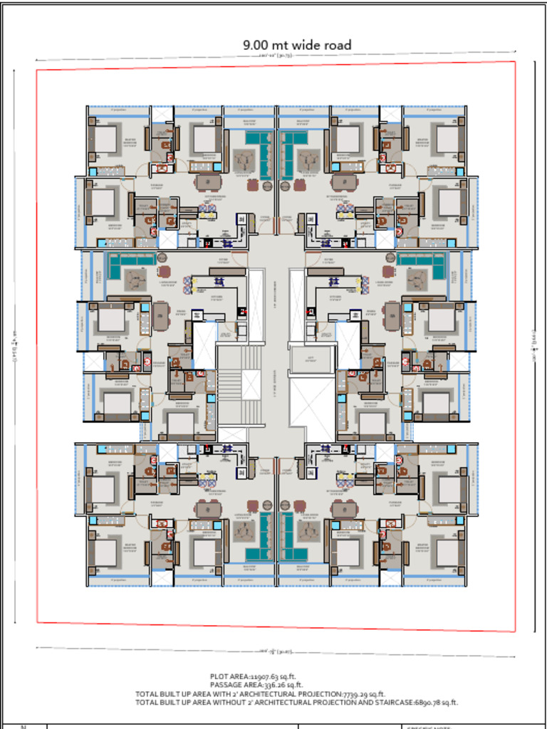 Apartment Design - Jigneshbhai - Ver02 - Layout Plan | PDF