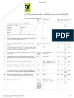 Thermodynamics Chemistry Test