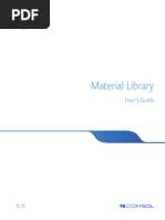 Material Library Users Guide