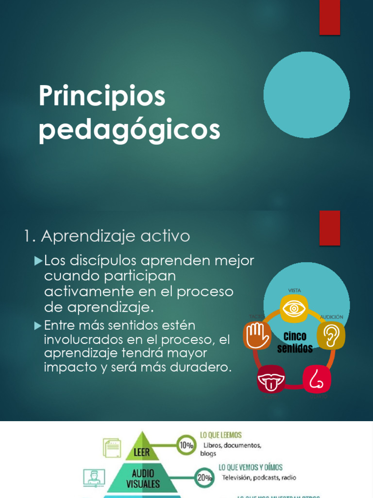 Clase 3 Principios Pedagógicos | PDF | Aprendizaje | Fe