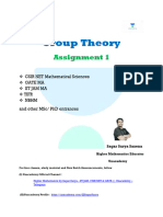 Group Theory Assignment 1 Sagar Surya CSIR NET GATE Ma and IIT JAM