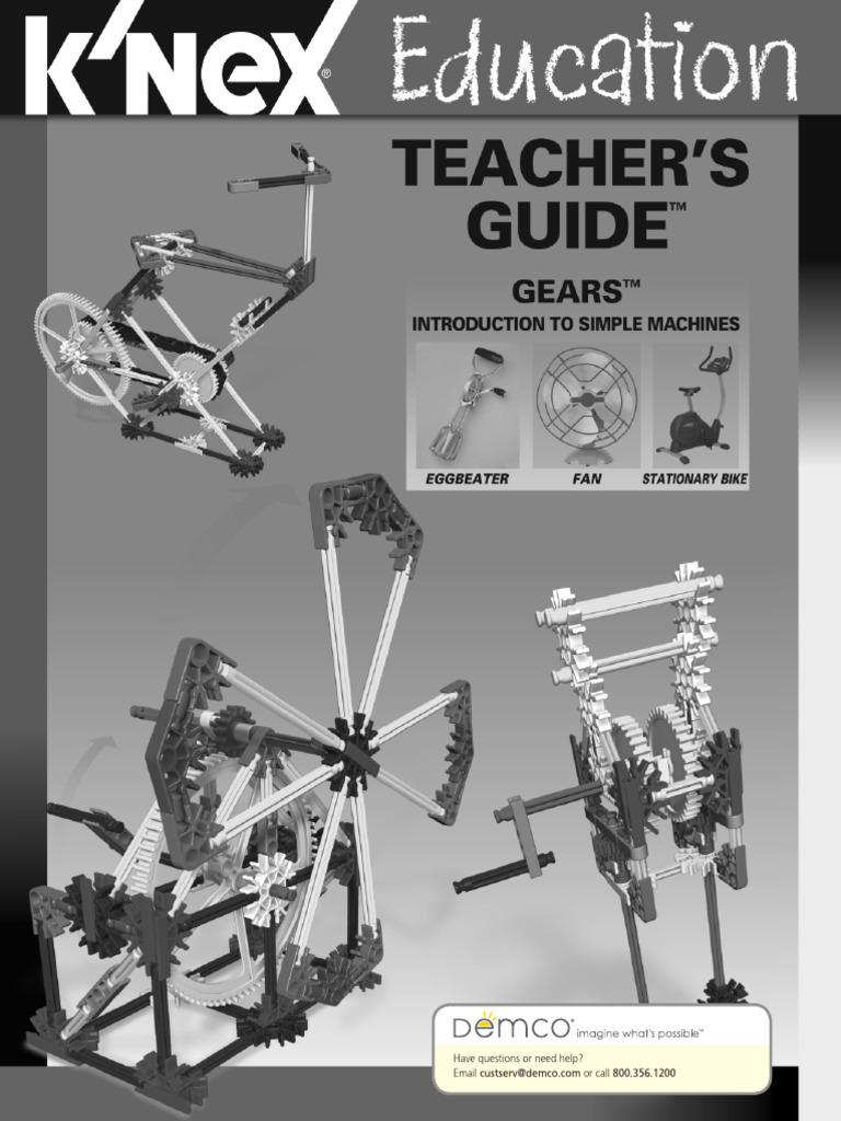 Knex Gears Tguide | PDF | Gear | Mechanical Engineering