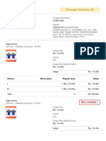 Cetak Nota Input Transaksi DP 4335903 TEGUH SUITE