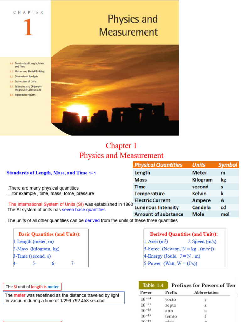 SI Units and Measurement Basics | PDF | International System Of Units ...
