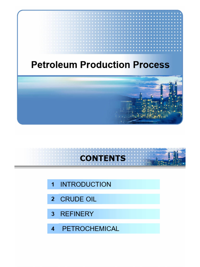 Petrochemical intelligence overview