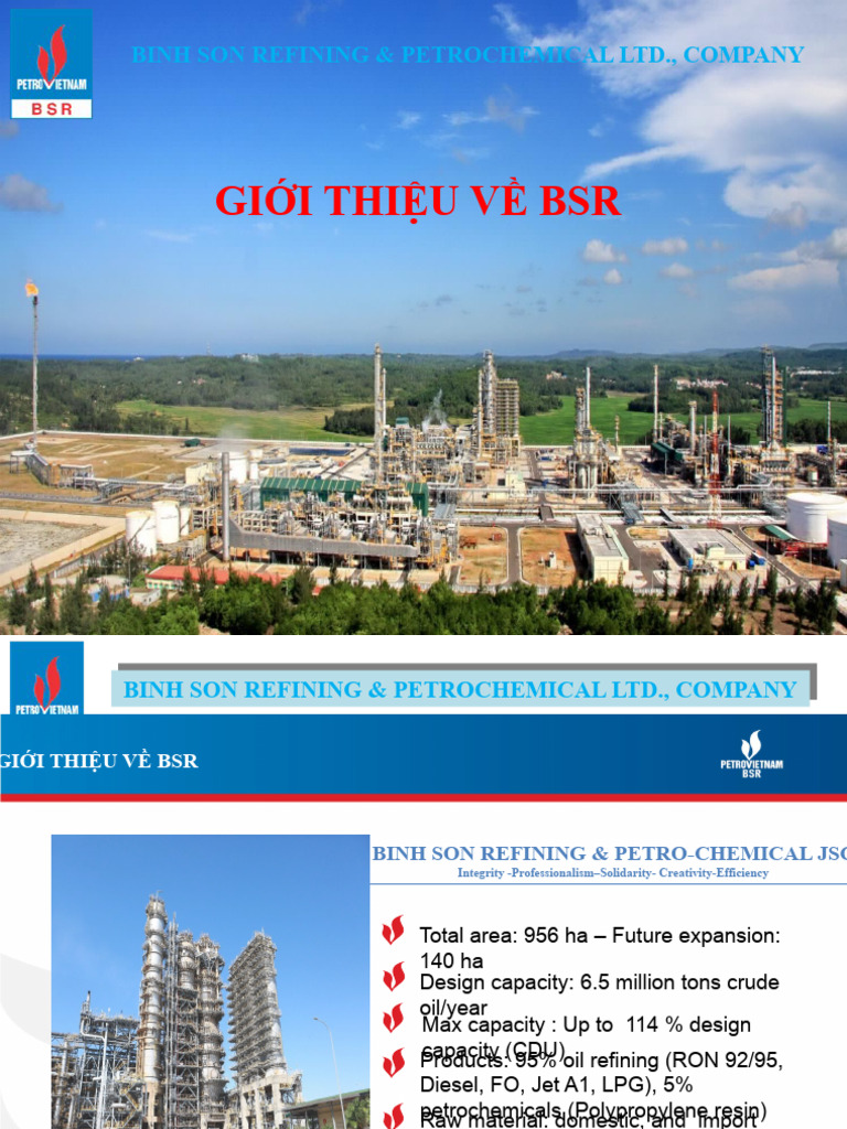 Binh Son Refinery Overview and Products | PDF | Oil Refinery | Petroleum