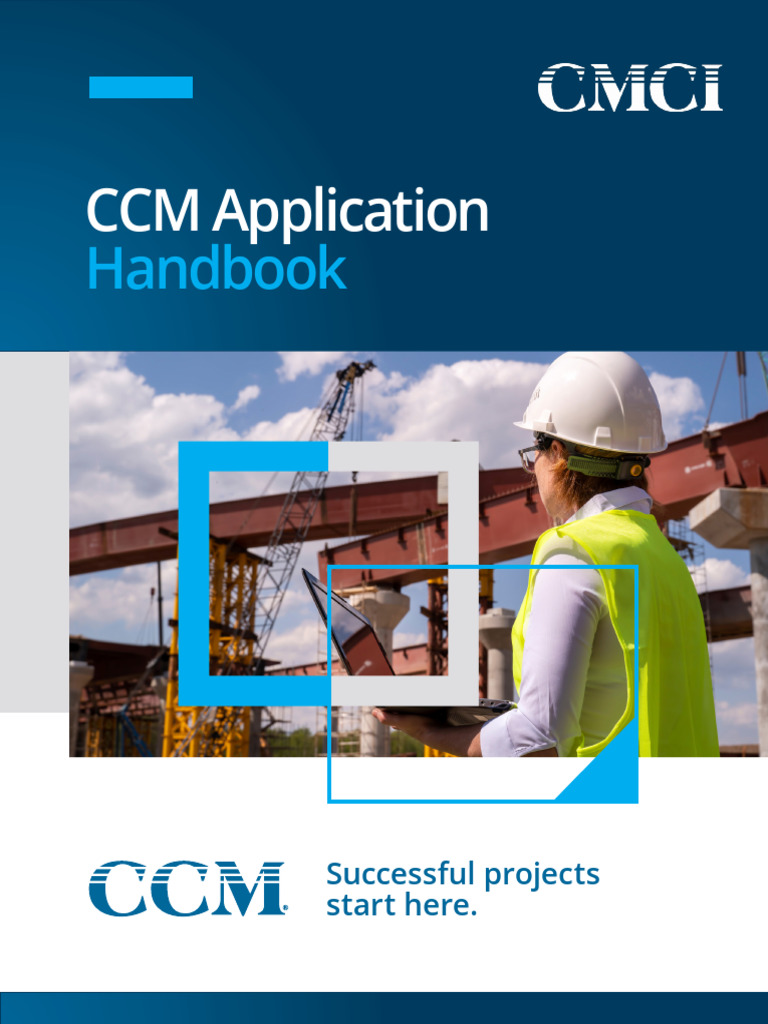 CCM Handbook 09082022 | PDF | Professional Certification | Construction ...