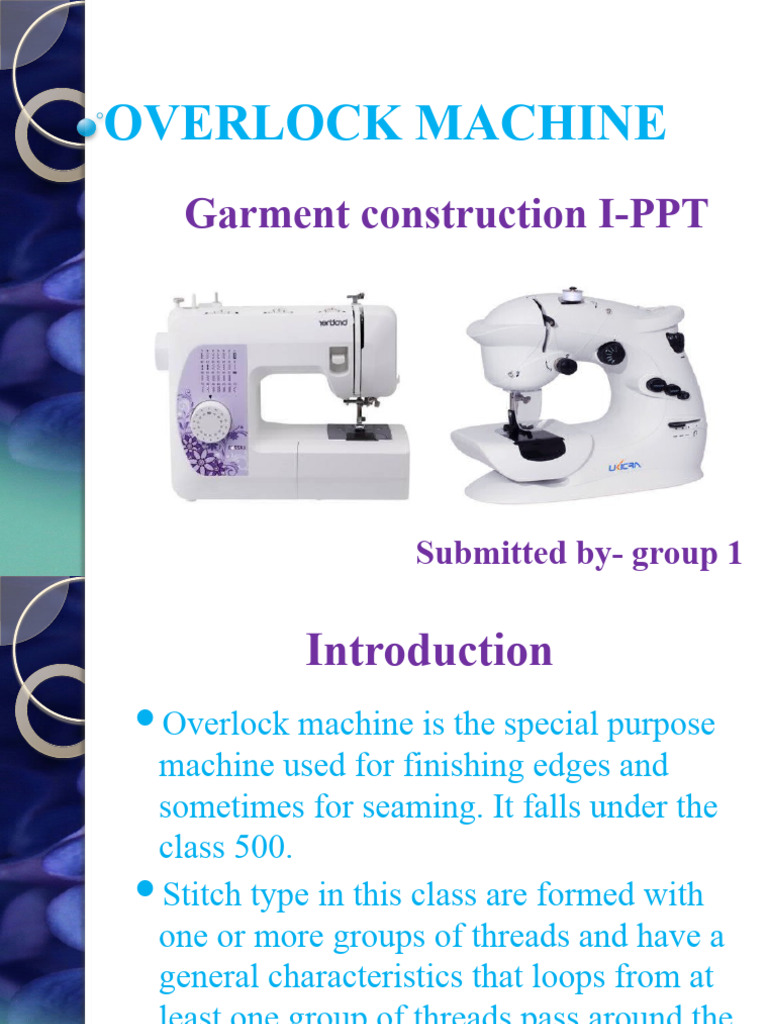 Group One | PDF | Sewing Machine | Sewing