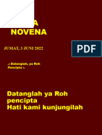 Misa Novena Jumat, 3 Juni 2022