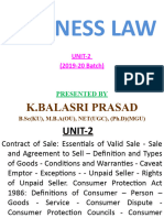 Business Law Notes Unit-2 - 2019-20 Batch