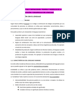 Tema 1. Conceptos y Definiciones. Teorías y Modelos de La Adquisición y Desarrollo Del Lenguaje