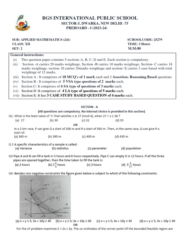 Bgs Set 2 Done Pdf Mean Statistics