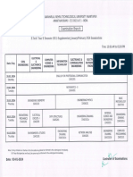 M2 Time Table