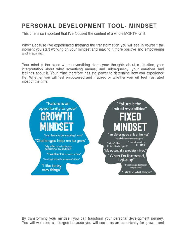 5 Mindset | PDF
