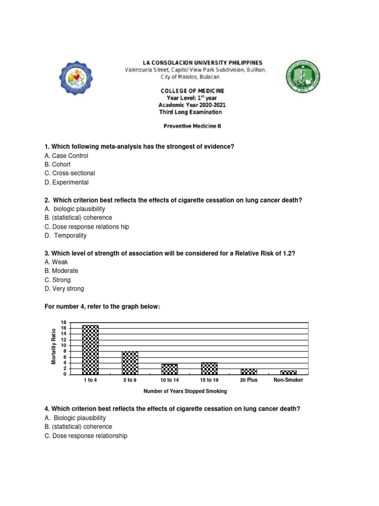 3rd LE Preventive-Medicine-II 2020-2021 | PDF | Randomized Controlled ...