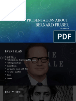 Presentation About Bernard Fraser: Kacper Maur