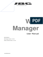 JBC Web Manager User Manual