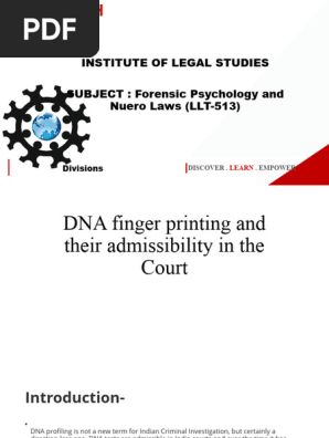 DNA FINGER TESTING
