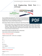 MCQ in Advanced Engineering Math