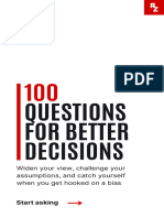 100 Questions For Better Decisions by Andra Zaharia