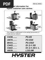 BT Forklift Error Codes Guide | PDF | Sensor | Manufactured Goods