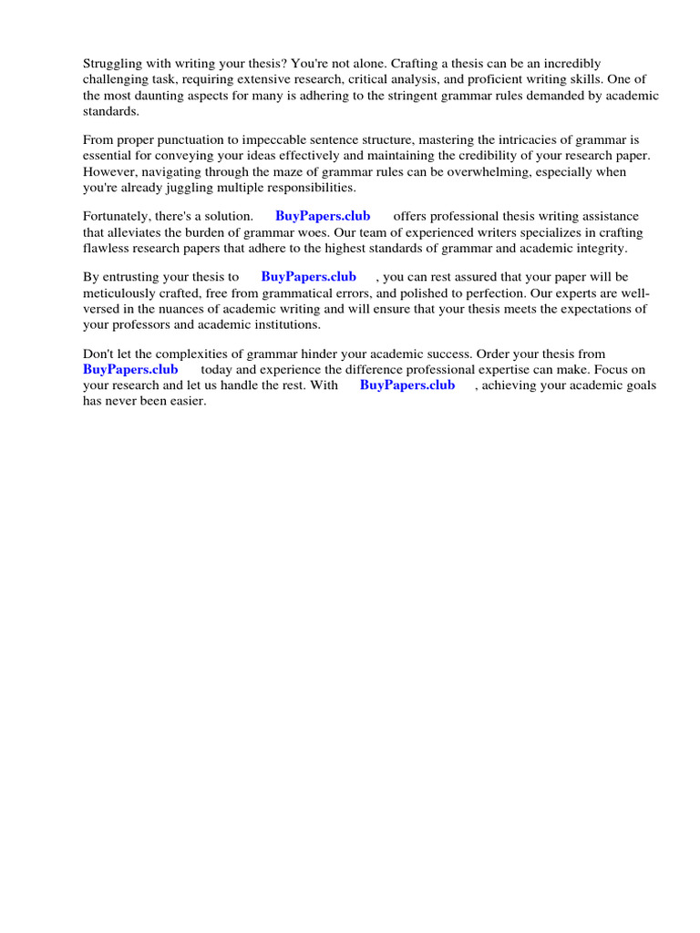 Research Paper Grammar Rules Download Free PDF Thesis Essays