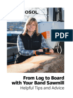 From Log To Board With Your Band Sawmill