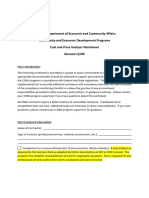 Cost & Price Analysis