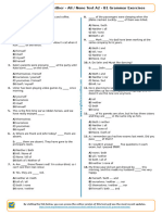 471 Pronouns Both Neither All None Test A2 b1 Grammar Exercises