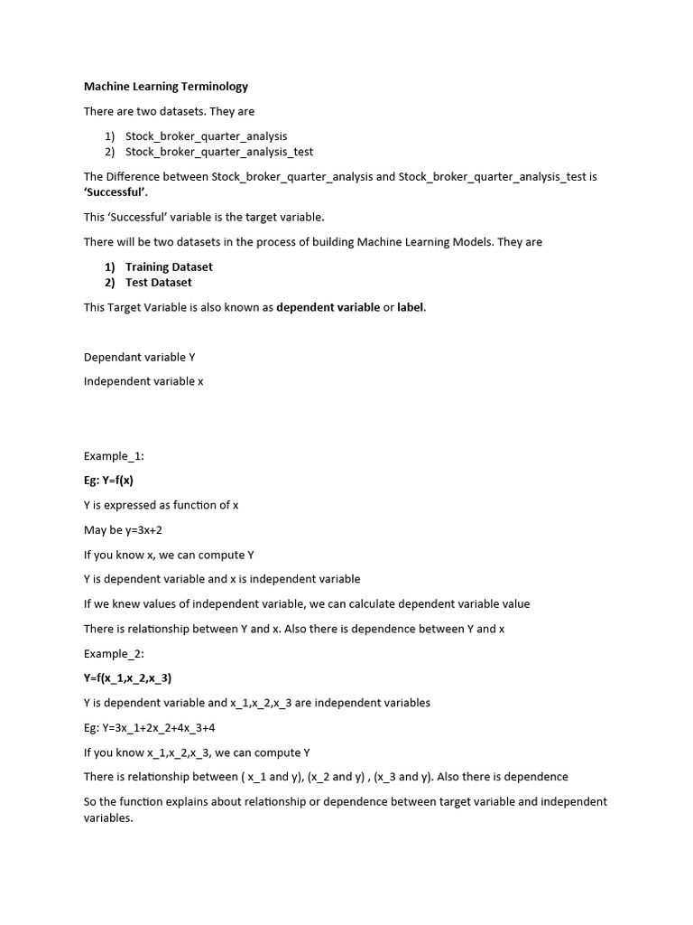 ML_Terminology | PDF
