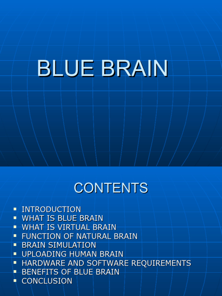 Understanding Blue Brain Technology | PDF | Brain | Memory