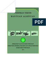 Pedoman Bantuan Alsintan 2013