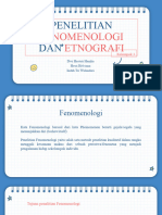 Penelitian Fenomenologi Dan Etnografi