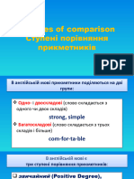 Degrees of Comparison of Adjectives