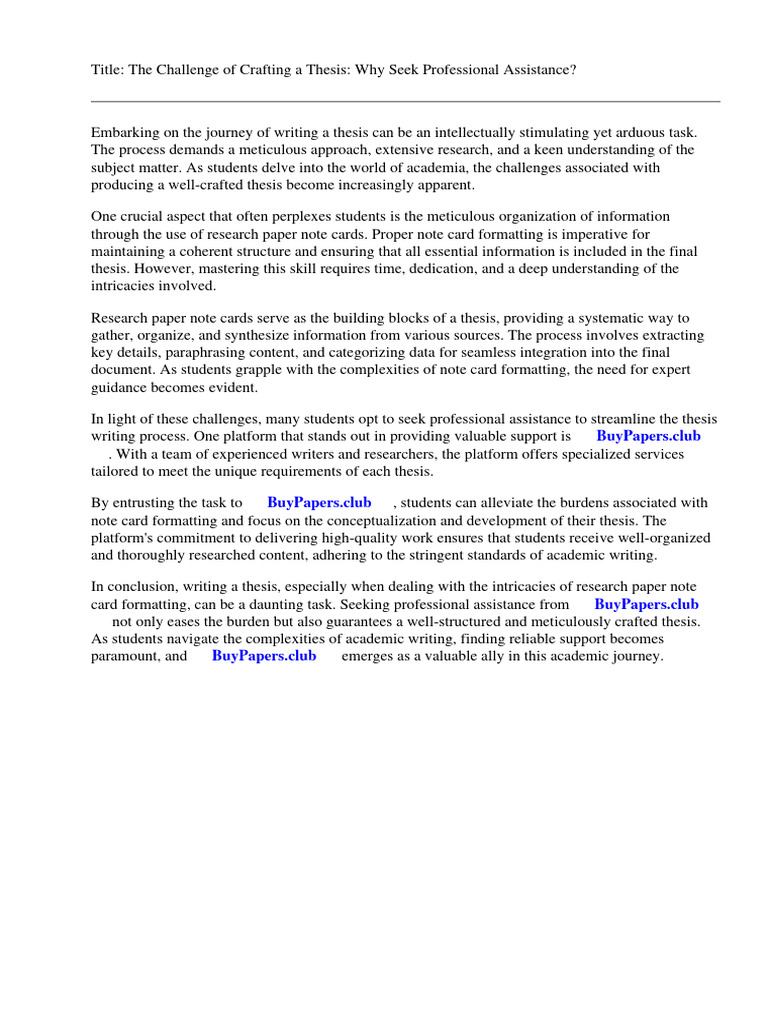 Research Paper Note Card Format Download Free PDF Academic