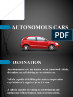 Autonomous Car Self Driving Cars