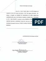 Declaração de Doação de Madeira