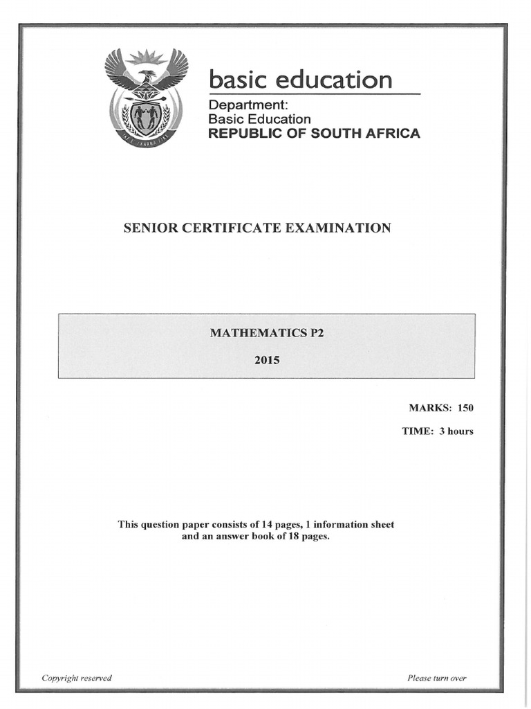 Mathematics+P2+June July+2015+Eng | PDF