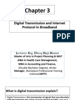 Chapter 3 Digital Transmission and Internet Protocol