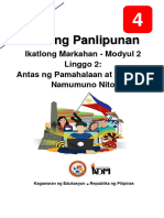 Ap4 - q3 - m2 - Antas NG Pamahalaan at Ang Mga Namumuno Nito v2