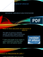 Freedom of Speech