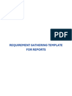 Requirement Gathering Template