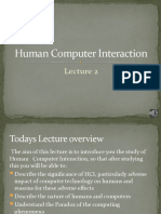 HCI Lecture 2