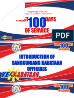 100 Days of Service