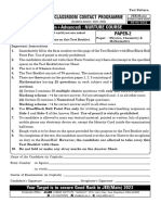 0603 Iit (JM) Nurture CT-4 Paper