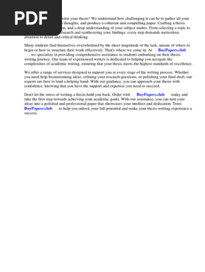 Blank Outline Template for a Research Paper